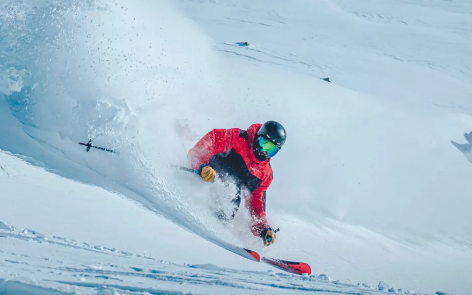 how-to-ski-in-powder