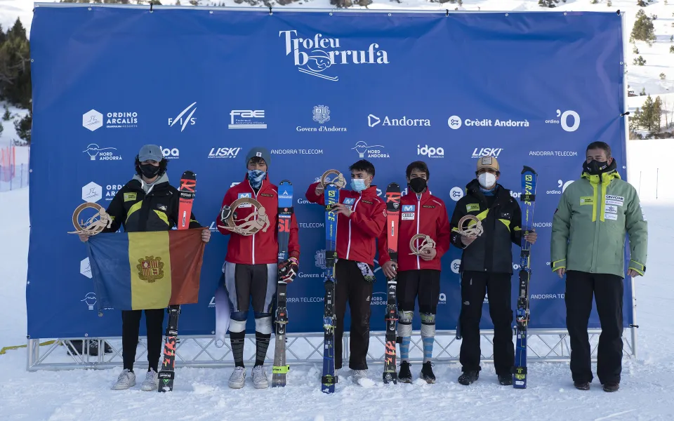 Podi Eslàlom U16 masculí Trofeu Borrufa, Primer dia