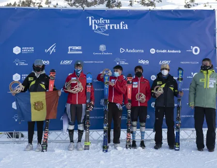 Podi Eslàlom U16 masculí Trofeu Borrufa, Primer dia